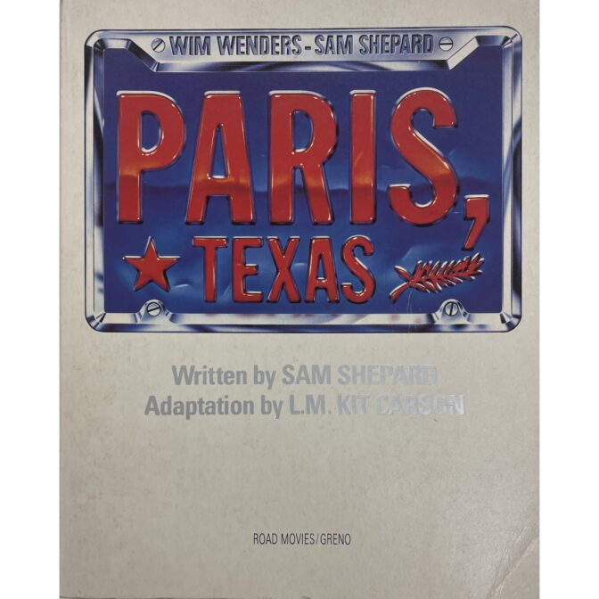 PARIS TEXAS WIM WENDERS - SAM SHEPARD パリ、テキサス　ヴィム・ヴェンダース／サム・シェパード