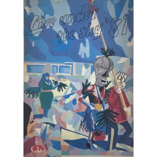 Live Under The Sky ’81　ライブ・アンダー・ザ・スカイ　パンフレット　大竹伸朗 Shinro Ohtake:Illustration
