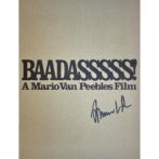 BAADASSSSS! A Mario Van Peebles Films パンフレット　※テリー・ジョンスン特製ポスター付き