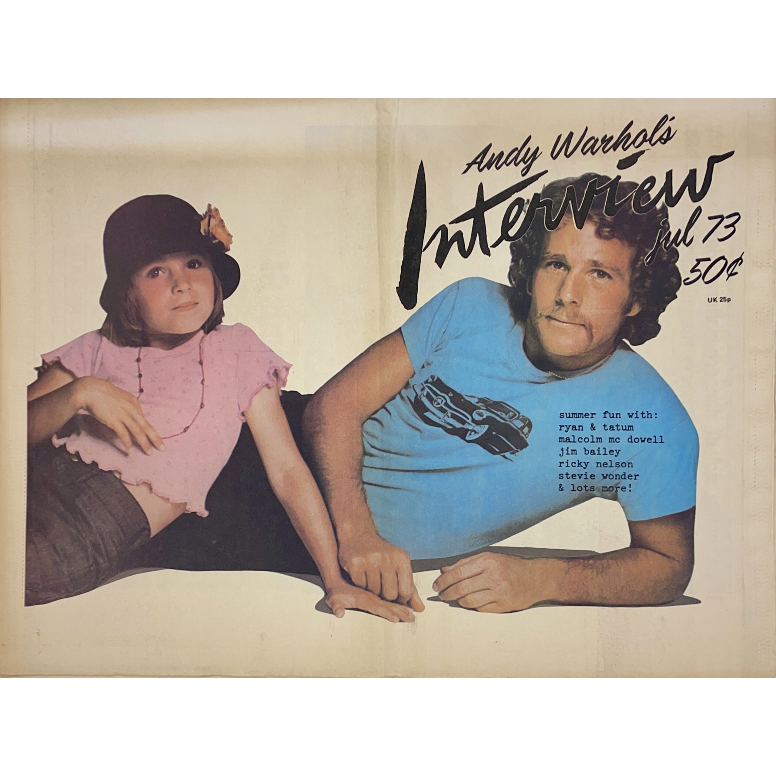 ANDY WARHOL'S INTERVIEW MAGAZINE July1973 #34