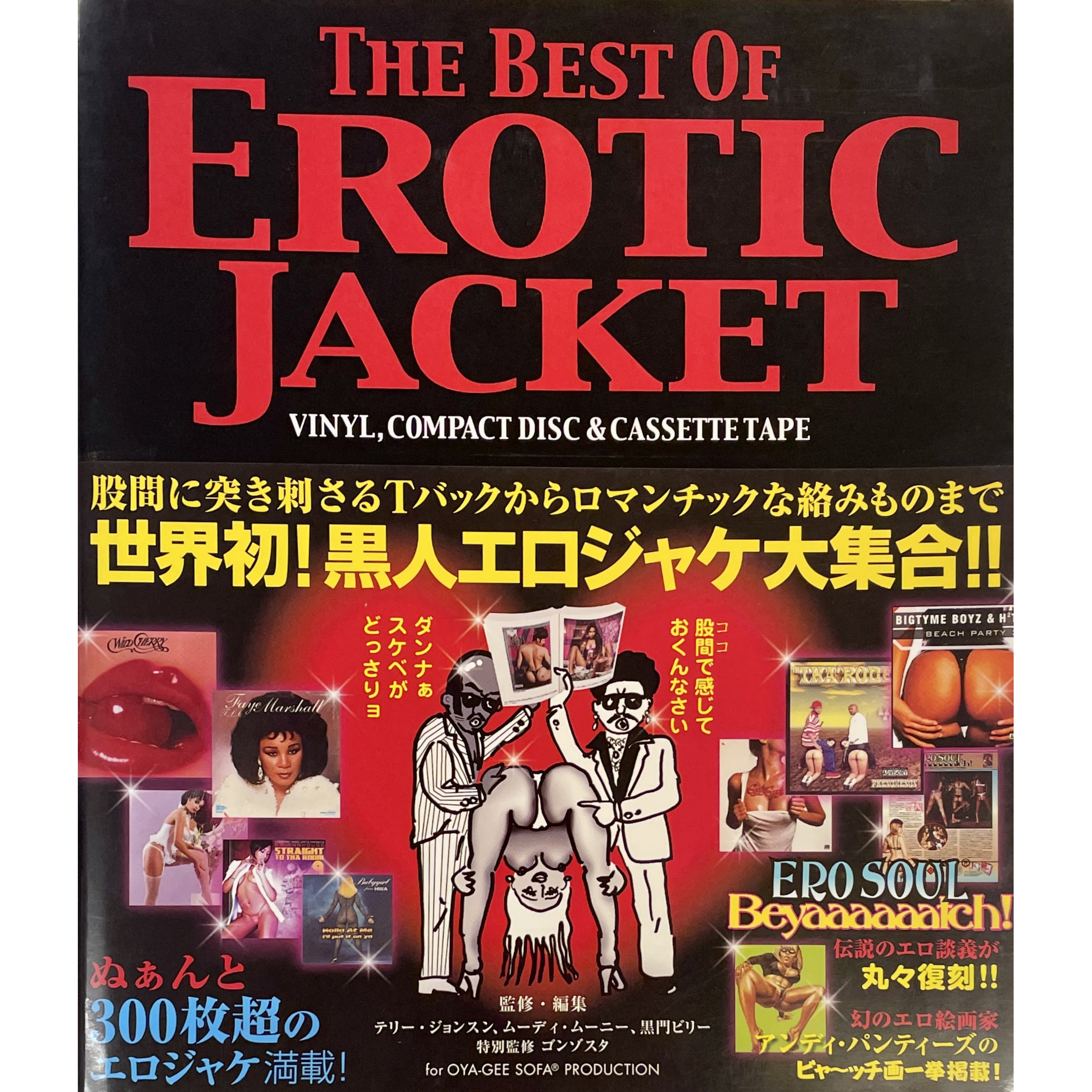 THE BEST OF EROTIC JACKET VINYL,COMPACT DISC&CASSETE TAPE 世界初！黒人エロジャケ大集合